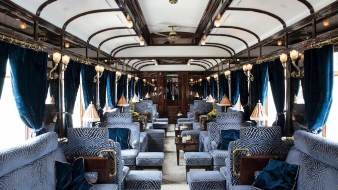 Cabine de um dos vagões de luxo do trem Orient-Express Foto: Reprodução