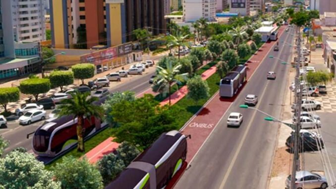 Plano de integração do transporte coletivo e BRT às prefeituras de Cuiabá e VG — Foto: Divulgação