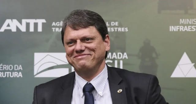 Ministro da Infraestrutura, Tarcísio Gomes de Freitas | FOTO: Rovena Rosa/Agência Brasil