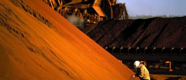 Minério de ferro na China: contratos futuros sobem quase 10% | AFP