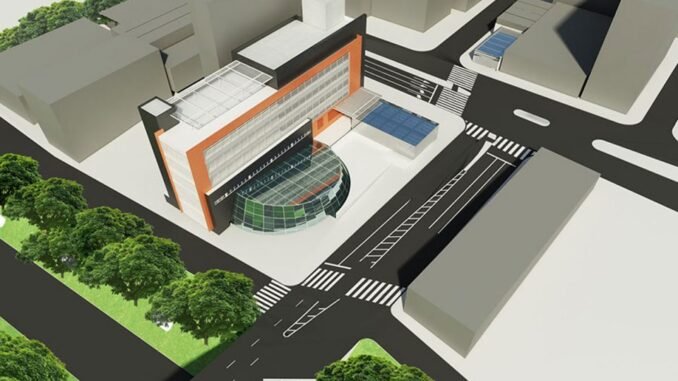 Projeção da futura estação São Joaquim da Linha 6 (Tetra)