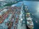 Terminal portuário em Santos: fim de regime tributário especial faz país perder investimento para porto em Israel — Foto: Jonne Roriz/Bloomberg