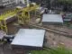 Foto de arquivo: Vista do canteiro da Estação da Gávea, cujas obras estão paradas desde 2015 — Foto: Reprodução/TV Globo