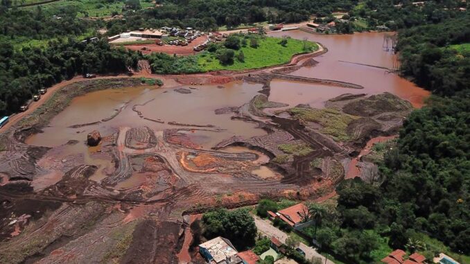Barragem em Brumadinho se rompeu em 25 de janeiro de 2019. Foto: Douglas Magno/ AFP