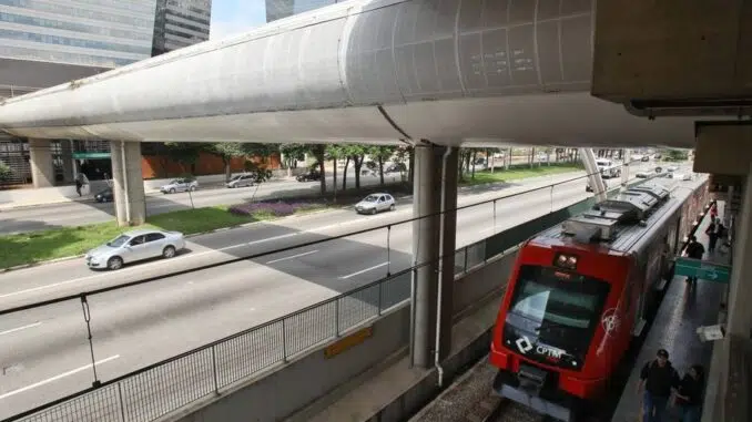 Estação Morumbi, da Linha 9-Esmeralda Foto: Daniel Teixeira/Estadão