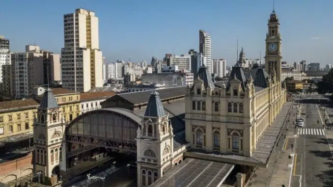 Estação da Luz, que foi construída pela São Paulo Railway (Eduardo Knapp/Folhapress)