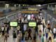 Passageiros em plataforma de embarque no Rio de Janeiro (Divulgação/ANPTrilhos)
