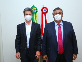 Ernesto Pousada e Flávio Dino (Foto: Gilson Teixeira)
