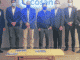 Maurício Borges, CEO da Anfacer, Guilherme Penin, Diretor Executivo Regulatório e Institucional da Rumo, Gustavo Perissinotto, Prefeito de Rio Claro, Luís Henrique Guimarães, presidente da Cosan, Benjamin Ferreira Neto, presidente da Anfacer, Antônio Simões, presidente da Comgás e Luís Fernando Quilici, diretor de relações institucionais da Aspacer