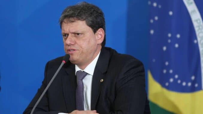 Tarcísio de Freitas, ministro da Infraestrutura Foto: Marcello Casal Jr./Agência Brasil