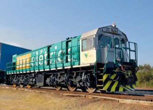 Locomotiva movida a bateria da Vale vai ser receber potência extra - Divulgação/Progress Rail