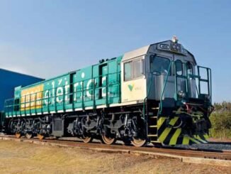 Locomotiva movida a bateria da Vale vai ser receber potência extra - Divulgação/Progress Rail