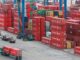 Terminal de contêineres: “apagão” logístico global tem afetado os embarques do agronegócio brasileiro, um dos principais segmentos exportadores do país — Foto: Domingos Peixoto/Agência O Globo