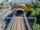 Imagem de estação em Salvador feita a partir de drone (Divulgação/CCR Metrô Bahia)