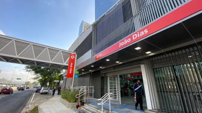 Estação João Dias, da Linha 9-Esmeralda da CPTM, é inaugurada nesta sexta (5) — Foto: Rômulo D'Ávila/TV Globo