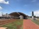 Estação Aeroporto foi a primeira construída para o VLT em Várzea Grande — Foto: Kessillen Lopes/G1