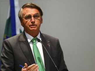 O presidente Jair Bolsonaro participa de fórum promovido pelo TCU Foto: Marcelo Camargo/Agência Brasil