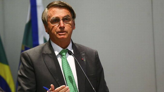O presidente Jair Bolsonaro participa de fórum promovido pelo TCU Foto: Marcelo Camargo/Agência Brasil