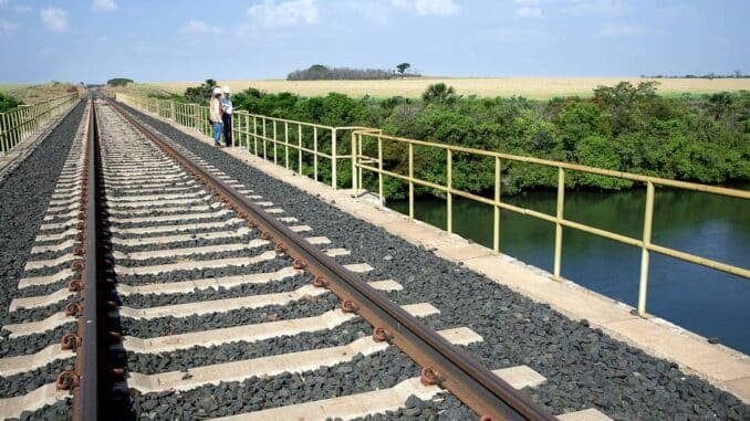 Ferrovia Norte e Sul. Governo que expandir modal ferroviário Foto: Tina Coelho / Ministério da Infraestrutura