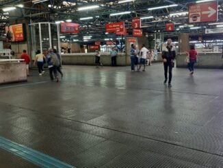 Mezanino da Estação Palmeiras-Barra Funda. Foto: Diário dos Trilhos