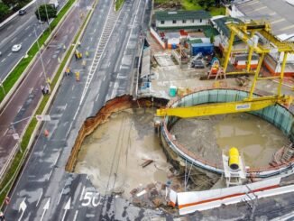 Governo de São Paulo anuncia medidas de reparo da cratera da Marginal Foto: Tiago Queiroz/Estadão - 01/02/22