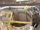 Asfalto cede e abre buraco ao lado da obra do Metrô na Marginal Tietê, na Zona Norte de SP Foto: Reprodução / TV Globo