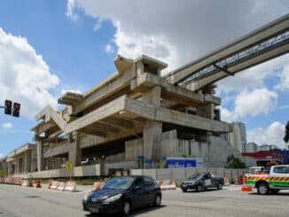 Estação Jardim Aeroporto da Linha 17-Ouro (Foto: Divulgação/Metrô)