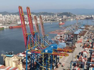 Terminais de granéis sólidos têm sido os mais afetados pela falta de dragagem, mas imbróglio judicial tem gerado preocupação em todo o Porto de Santos — Foto: Divulgação