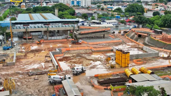 Estação Penha em janeiro de 2022 (iTechdrones)