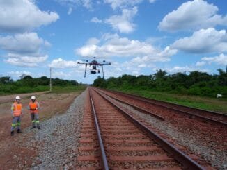 Drone é usado em inspeções e estudos feitos pela equipe da Egis - Divulgação Egis Group