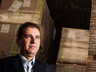 Carlos Aníbal, da Suzano: Com sete fábricas e três terminais, companhia tem flexibilidade operacional e consegue mitigar os efeitos dos gargalos na cadeia global — Foto: Ana Paula Paiva/Valor