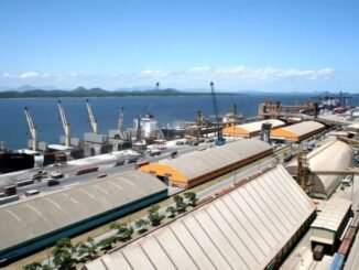 FTS Participações Societárias, do grupo Fortesolo, venceu o leilão do PAR32, terminal destinado a carga geral, no Porto de Paranaguá (PR) — Foto: Portal PPI