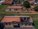 Estação de trem atingida por fogo em Guararapes, no interior paulista - Eduardo Anizelli/Folhapress