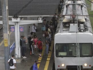 Circulação de trens foi interrompida na Baixada Fluminense na quarta-feira (6) Marcos Porto / Agência O Dia