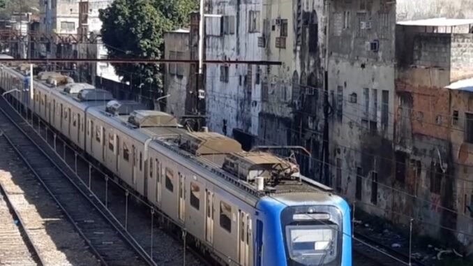 Trem da Supervia (Foto: Cyro Neves / Super Rádio Tupi)