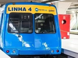 Trem da linha 4 do metrô do Rio de Janeiro Imagem: Kaptimagem/Divulgação