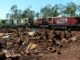 MPF investiga local conhecido como "cemitério de vagões" em Araraquara por risco ambiental — Foto: Reprodução/EPTV