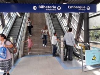 Estação de monotrilho da Vila União, da linha 15 - Rivaldo Gomes/ Folhapress