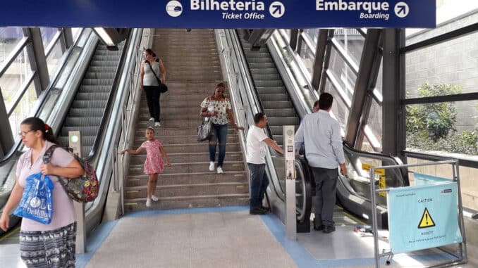 Estação de monotrilho da Vila União, da linha 15 - Rivaldo Gomes/ Folhapress