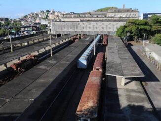 Deteriorada. Após duas décadas fechada, a Estação Leopoldina deve, enfim, passar por obras — Foto: Lucas Tavares