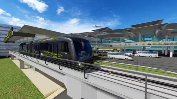 O People Mover de Guarulhos será implantado pela AeroGRU (Reprodução)
