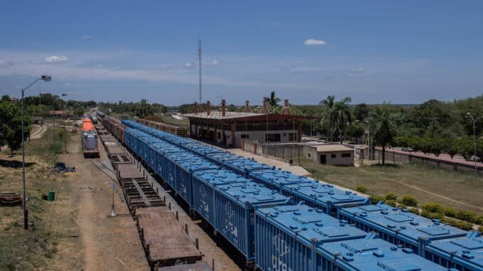 Estação de trem da cidade de Puerto Quijarro, na Bolívia - Eduardo Anizelli - 19.dez.21/Folhapress