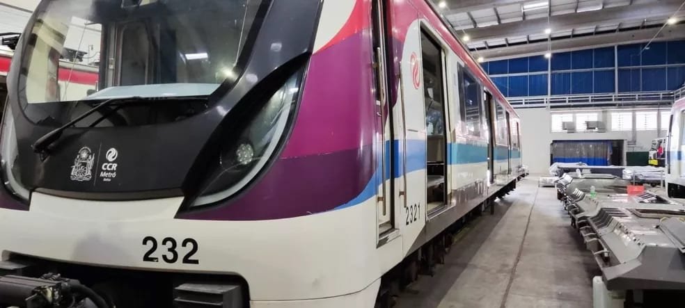 Veja fotos de como ficaram os trens após acidente com seis feridos no metrô de Salvador — Foto: CCR Metrô Bahia