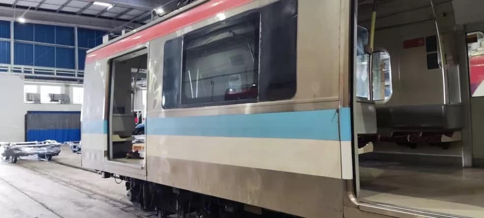 Veja fotos de como ficaram os trens após acidente com seis feridos no metrô de Salvador — Foto: CCR Metrô Bahia