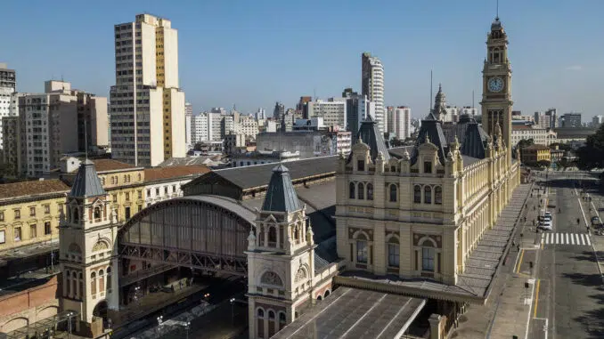 Estação da Luz, que foi construída pela extinta São Paulo Railway Estação da Luz, que foi construída pela extinta São Paulo Railway - Eduardo Knapp-12.jul.21/Folhapress