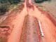 Não há operários trabalhando em trecho próximo a Palmeiras de Goiás (GO) – Foto: Canal HDrones
