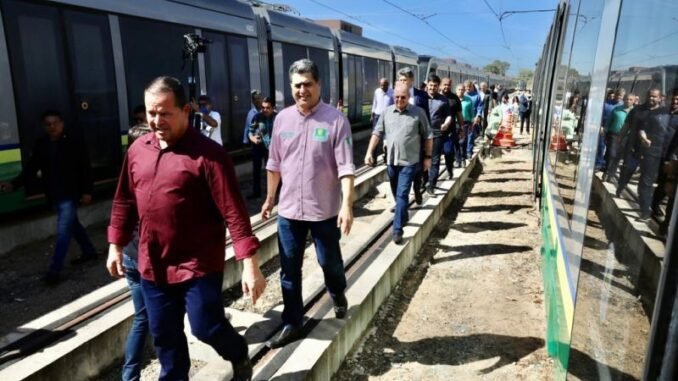 A vistoria percorreu diversos pontos por onde a passagem do modal é prevista no projeto de implantação