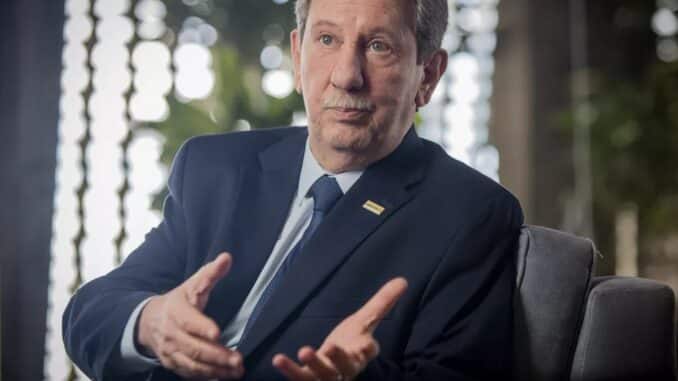 Abate, presidente da Abifer, diz acreditamos em crescimento nos próximos anos, no segmento de transporte de cargas — Foto: Anna Carolina Negri/Valor