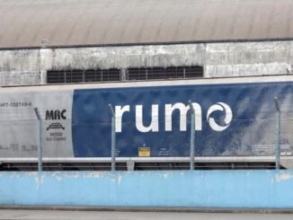 Terminal da Rumo Logística no Porto de Santos (Foto: Marco Silva/Futura Press)