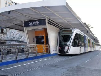 Arte mostra estação do Transcarioca convertida para VLT Prefeitura\Divulgação Prefeitura \ Divulgação